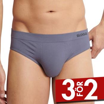 Sloggi Kalsonger 2P Men GO Smooth Classic Briefs Flerf&auml;rgad Small Herr
