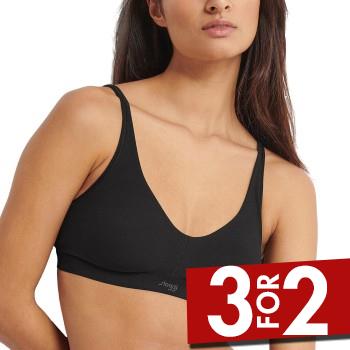 Sloggi BH Ever Ease Soft Bra Sort Medium Dame