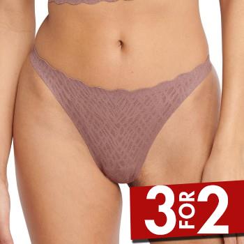 Sloggi Trusser ZERO Feel Bliss String Brief Brun Medium Dame billede