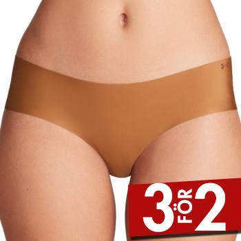 Under Armour Trosor 3P Pure Stretch No Show Hipster Ljusbrun Small Dam