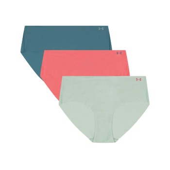 3-Iesaiņot Under Armour Pure Stretch No Show Hipster