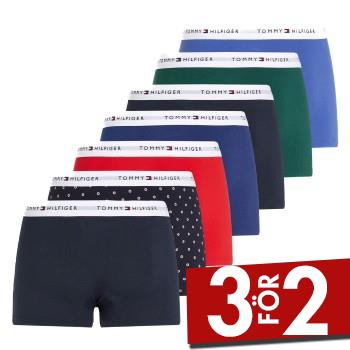 Tommy Hilfiger Kalsonger 7P Cotton Essentials Print Trunk Flerf&auml;rgad bomull Medium Herr