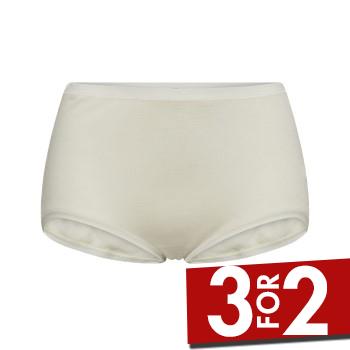 JBS of Denmark Truser Wool Maxi Briefs Benhvit ull Large Dame