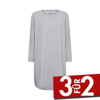 JBS of Denmark Woman Long Sleeve Big Tee Hellgrau X-Small Damen