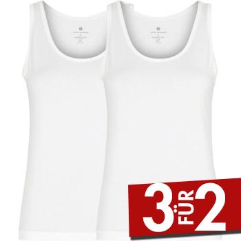 JBS of Denmark 2P Singlet Weiß Large Damen