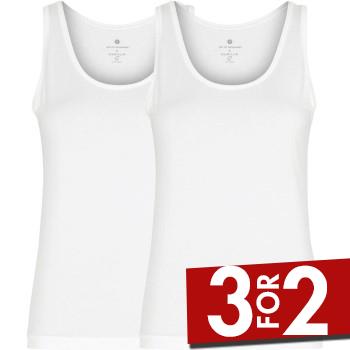 JBS of Denmark 2P Singlet Hvit Small Dame