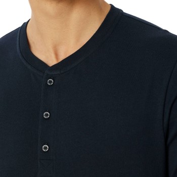 Schiesser Mix and Relax Long Shirt Button Placket