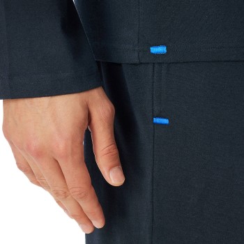 Schiesser Mix and Relax Long Shirt Button Placket