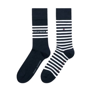 Tommy Hilfiger Men Breton Crew Socks