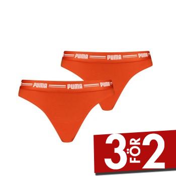 Puma Trosor 2P Logo Waistband String Orange X-Small Dam