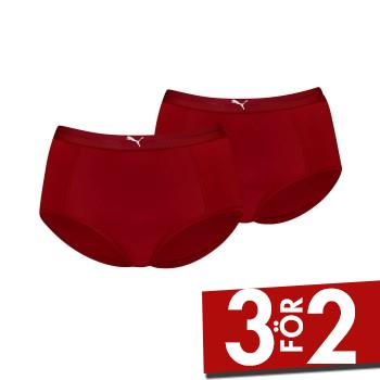 Puma Trosor 2P High Waist Hipster Mörkröd polyamid X-Small Dam