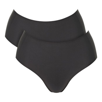 Sloggi Truser 2P ZERO Feel 2 0 High Waist Brief C2P Svart XX-Large Dame