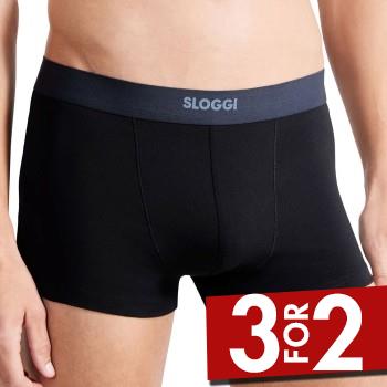 Sloggi 2P Men Ever Ease Hipster Sort bomuld Small Herre