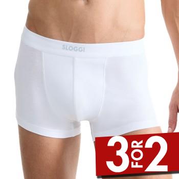 Sloggi 2P Men Ever Ease Hipster Hvid bomuld Medium Herre