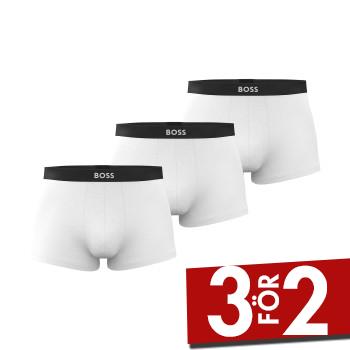BOSS Kalsonger 3P Trunk BOSS ONE Vit bomull Small Herr