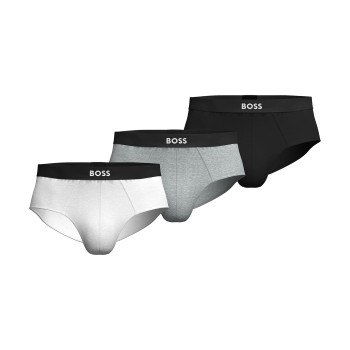BOSS 3P ONE HipBr Cotton Briefs Mixed bomull Large Herre