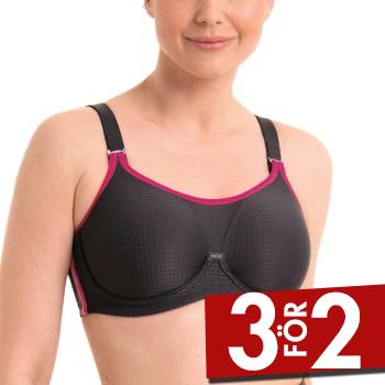 Anita BH Active Underwire Sports Bra Antracit B 70 Dam