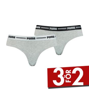 Puma Trosor 2P Logo Waistband Brazilian Grå X-Small Dam