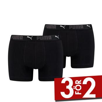 Puma Kalsonger 2P Sport Cotton Boxers Svart bomull Small Herr