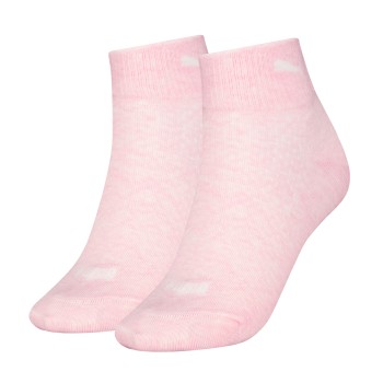 Puma Strømper 2P Women Quarter Socks Lysrosa Str 35/38 Dame