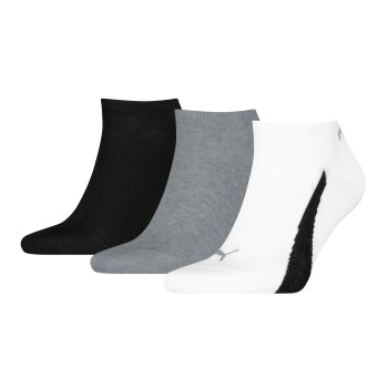Puma Strømper 3P Lifestyle Sneaker Socks Hvit/Grå Str 35/38