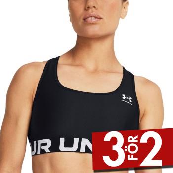 Under Armour BH Mid Branded Sport Bra Svart polyester Small Dam