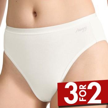 Sloggi Trusser 3P GO Daily Cotton Tai Benhvid bomuld Medium Dame billede