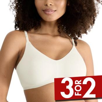 Sloggi BH GO Daily Cotton Soft Bra Benhvid Small Dame