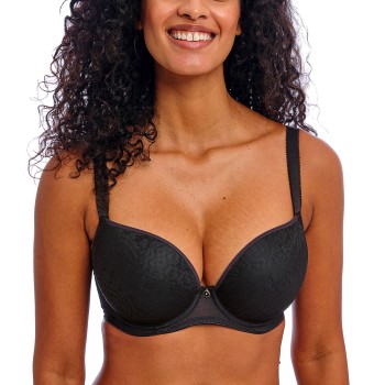 Freya BH Love-Haze Moulded Plunge Bra Svart G 65 Dam