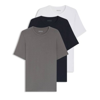 3-Pakuotė BOSS Bamboo RN T-Shirt