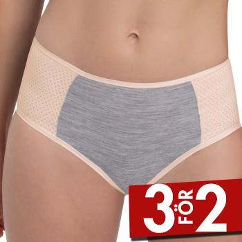 Anita Trosor Sports High Waist Panty Plus Rosa/Gr&aring; 38 Dam