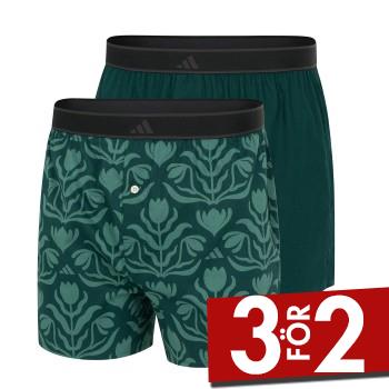 adidas Kalsonger 2P Active Woven Boxer Gr&ouml;n bomull Small Herr