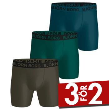 Bj&ouml;rn Borg Kalsonger 3P Sports Microfiber Boxers Flerf&auml;rgad-2 polyester Small Herr