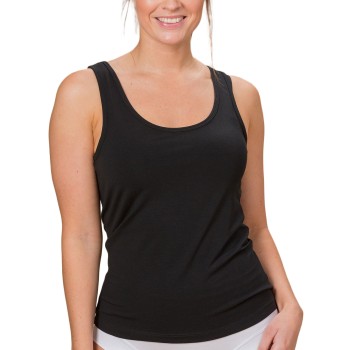 Trofe Basic Top 2P Svart bomull 3XL Dame