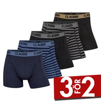 Claudio Kalsonger 5P Trunks Randig Small Herr