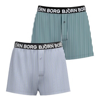 2-Paquet Björn Borg Cotton Stretch Woven Boxer Shorts