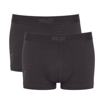 Sloggi Kalsonger 2P SLG Base Trunk Mörkgrå bomull Small Herr