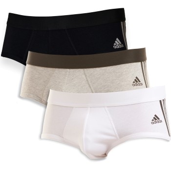 3-Pacchetto Adidas Active Flex Cotton 3 Stripes Brief CL1