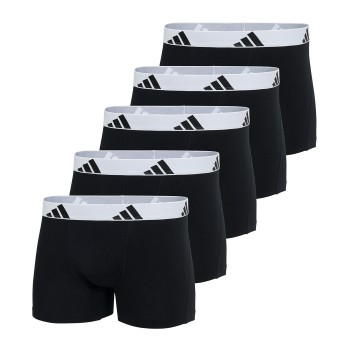 adidas Kalsonger 5P Active Flex Trunks Svart bomull Small Herr