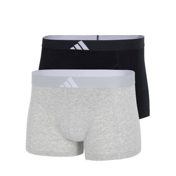 adidas Kalsonger 2P Active Flex Cotton Body Trunk Svart/Grå bomull Small Herr