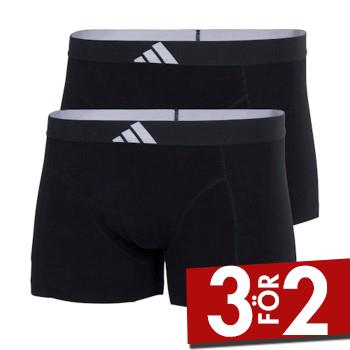 adidas Kalsonger 2P Active Flex Cotton Body Trunk Svart bomull Small Herr