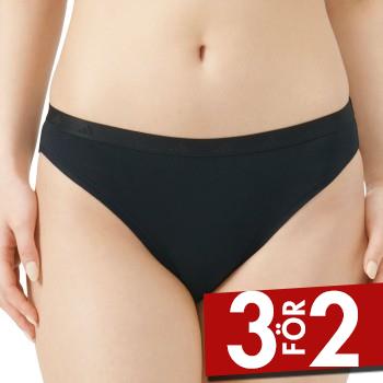 adidas Trosor Sport Active Essentials High Leg Brief Svart bomull Small Dam