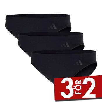adidas Trosor 3P Sport Active Essentials Low Rise Brief Svart polyamid Small Dam