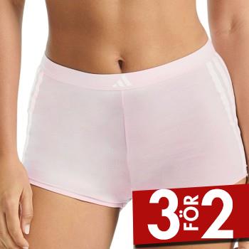 adidas Trosor Sport Active Essentials 3 Stripes ShortPant Ljusrosa bomull Small Dam