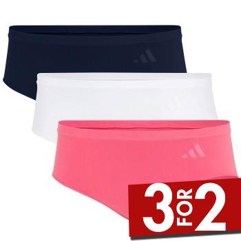 adidas Truser 3P Sport Active Seamless Hipster Multi-colour-2 polyamid X-Small Dame