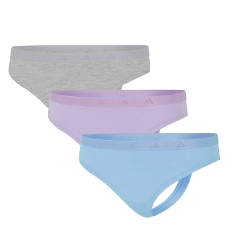 adidas Trosor 3P Sport Active Essentials Low Rise Thongs Flerfärgad polyamid Small Dam
