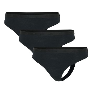 adidas Trosor 3P Sport Active Essentials Low Rise Thongs Svart polyamid Small Dam