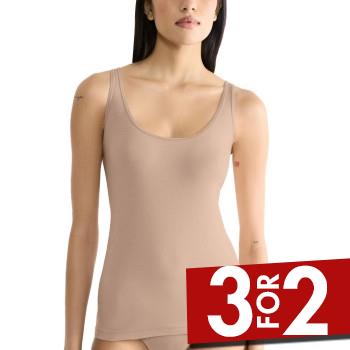 Sloggi GO Daily Cotton Tank Top Beige bomuld Small Dame