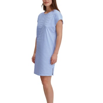 Calida Lovely Nights Short Sleeve Nightdress Ljusblå bomull X-Small Dam | apparel & accessories - clothing - sleepwear & loungewear - nightgowns | ModeLejon