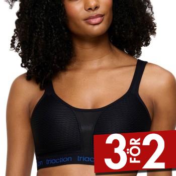 Triumph Triaction Energy Lite Padded Sports Bra EX BH Svart B 75 Dam